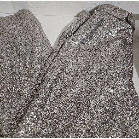 NEW Ralph Lauren Purple Label Sequin Wide Leg Trousers Womens Small Pants - Picture 5 of 15